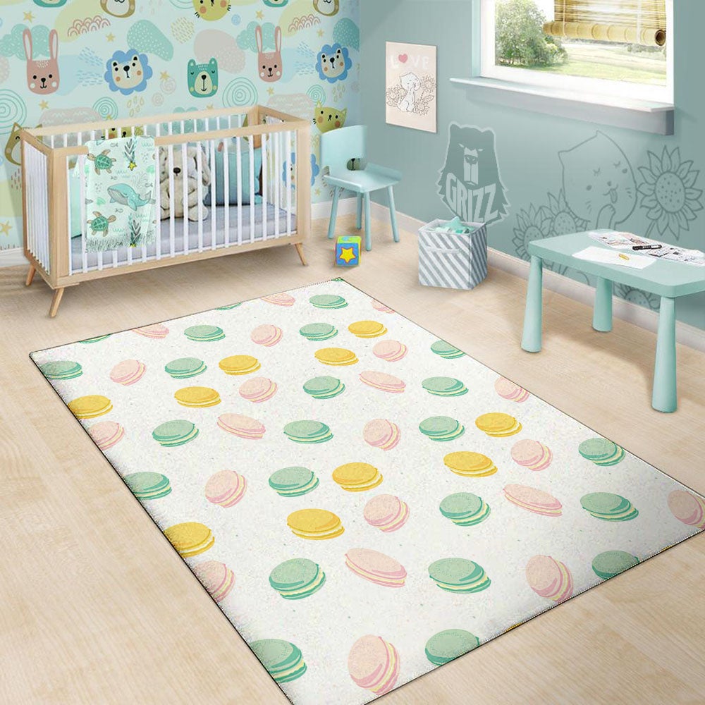 Macaron Pastel Print Pattern Floor Mat-grizzshop