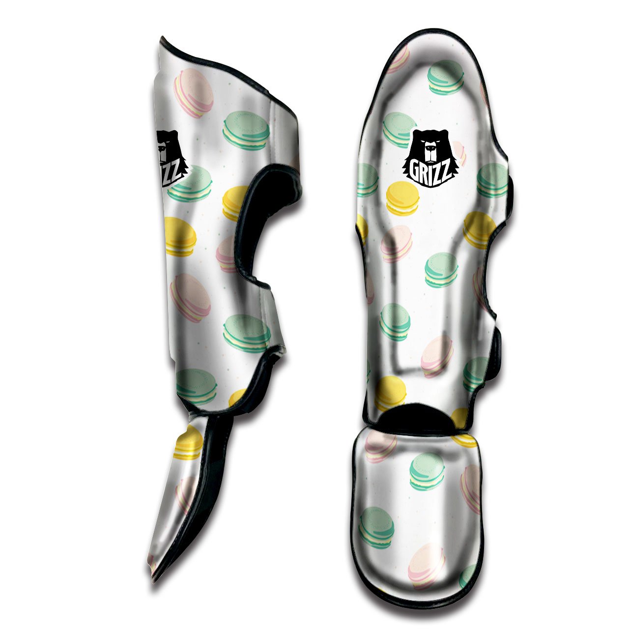 Macaron Pastel Print Pattern Muay Thai Shin Guards-grizzshop