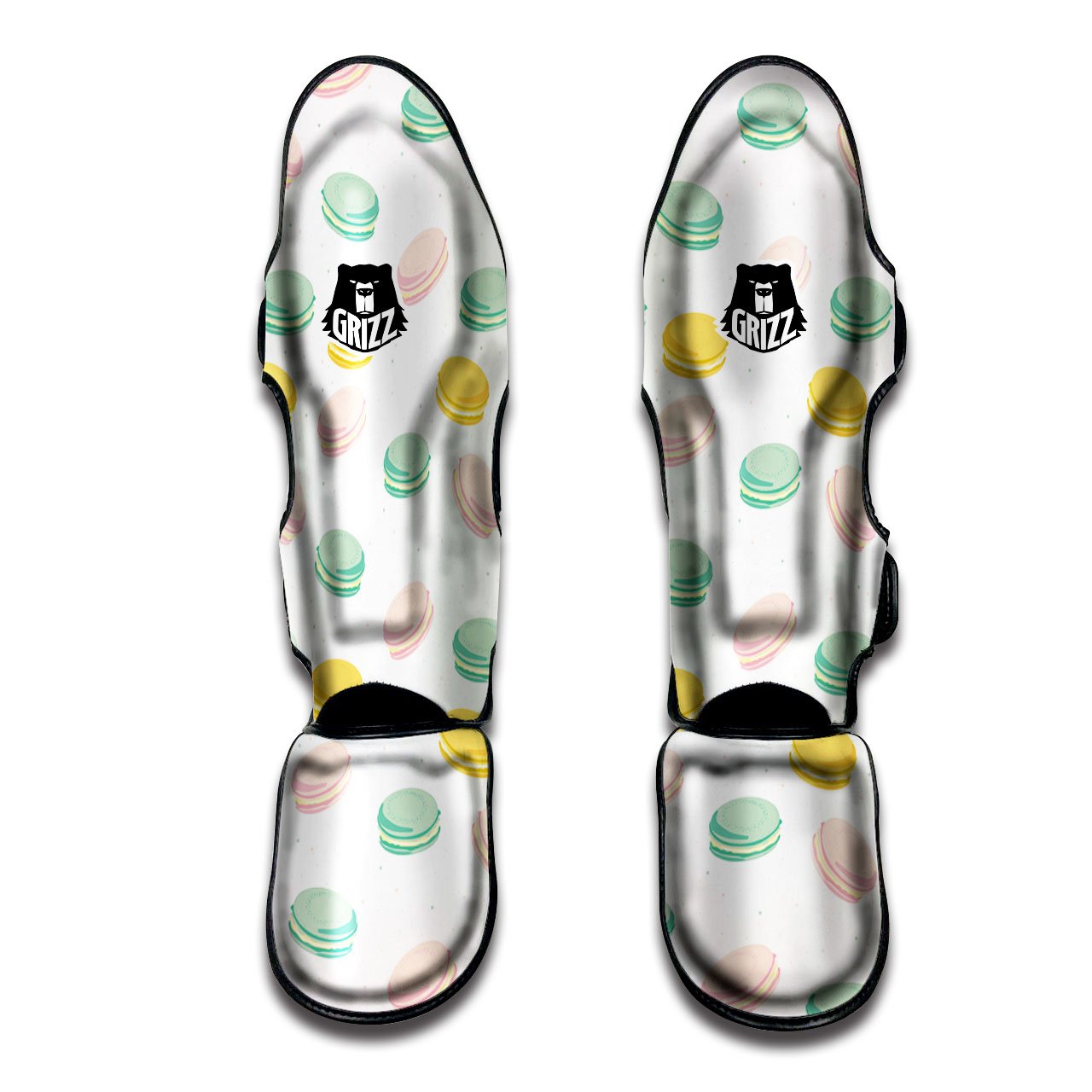Macaron Pastel Print Pattern Muay Thai Shin Guards-grizzshop