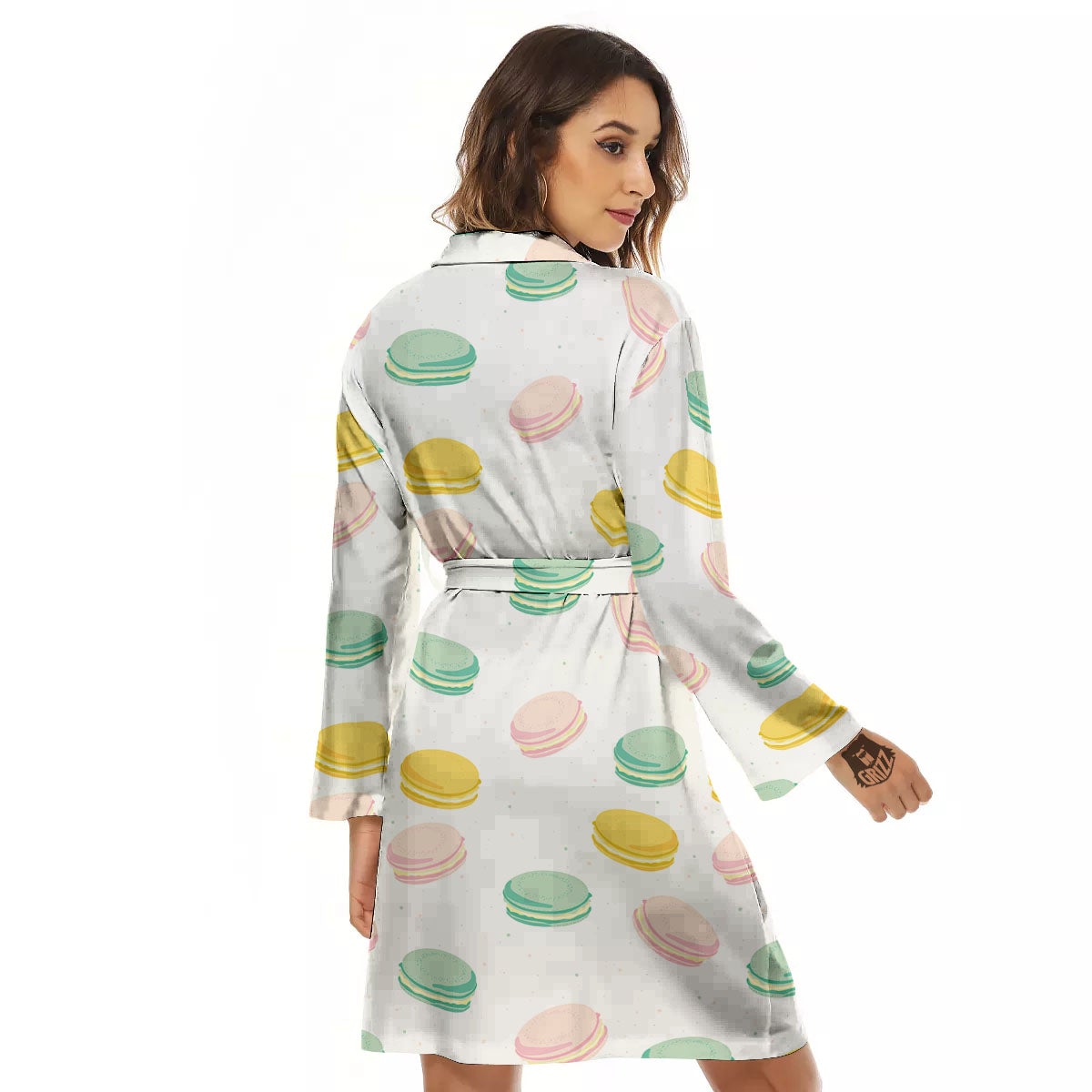 Macaron Pastel Print Pattern Women's Robe-grizzshop