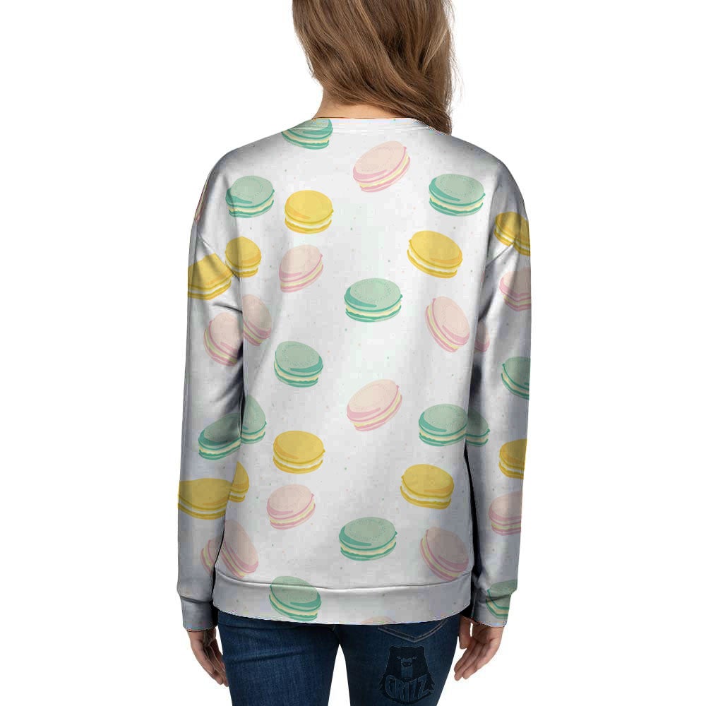 Macaron Pastel Print Pattern Women's Sweatshirt-grizzshop