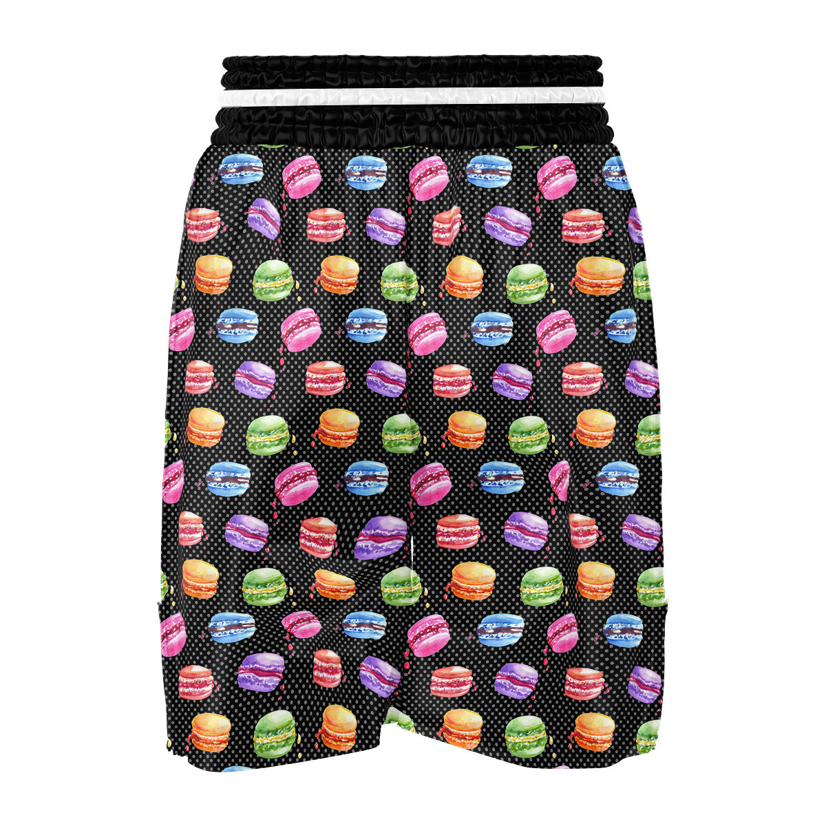 Macaron Polka Dot Print Pattern Boxing Shorts-grizzshop