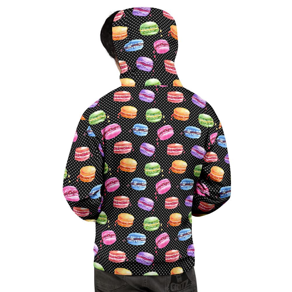 Macaron Polka Dot Print Pattern Men's Hoodie-grizzshop