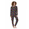 Macaron Polka Dot Print Pattern Women's Pajamas-grizzshop