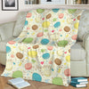 Macaron Sweet Pattern Print Blanket-grizzshop