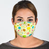 Macaron Sweet Pattern Print Face Mask-grizzshop