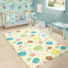 Macaron Sweet Pattern Print Floor Mat-grizzshop