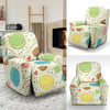 Macaron Sweet Pattern Print Recliner Cover-grizzshop