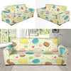 Macaron Sweet Pattern Print Sofa Covers-grizzshop