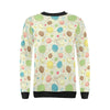 Macaron Sweet Pattern Print Women Crewneck Sweatshirt-grizzshop