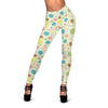 Macaron Sweet Pattern Print Women Leggings-grizzshop