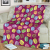 Macaron Sweet Print Pattern Blanket-grizzshop