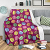 Macaron Sweet Print Pattern Blanket-grizzshop