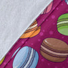 Macaron Sweet Print Pattern Blanket-grizzshop