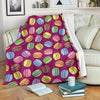 Macaron Sweet Print Pattern Blanket-grizzshop