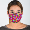 Macaron Sweet Print Pattern Face Mask-grizzshop