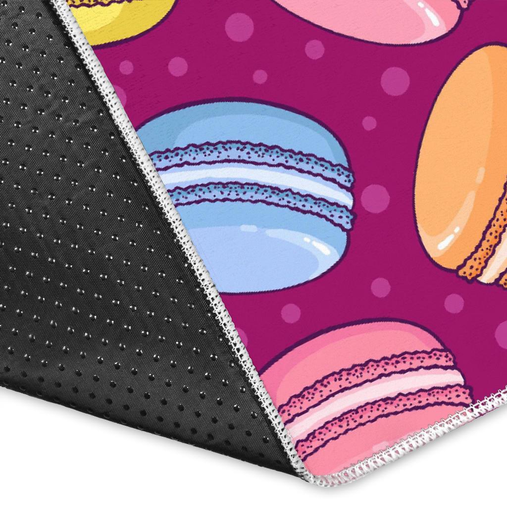 Macaron Sweet Print Pattern Floor Mat-grizzshop