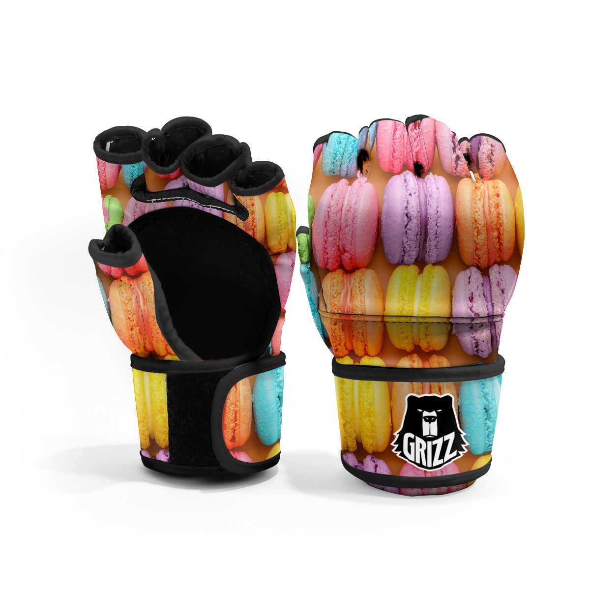 Macarons Colorful Print MMA Gloves-grizzshop