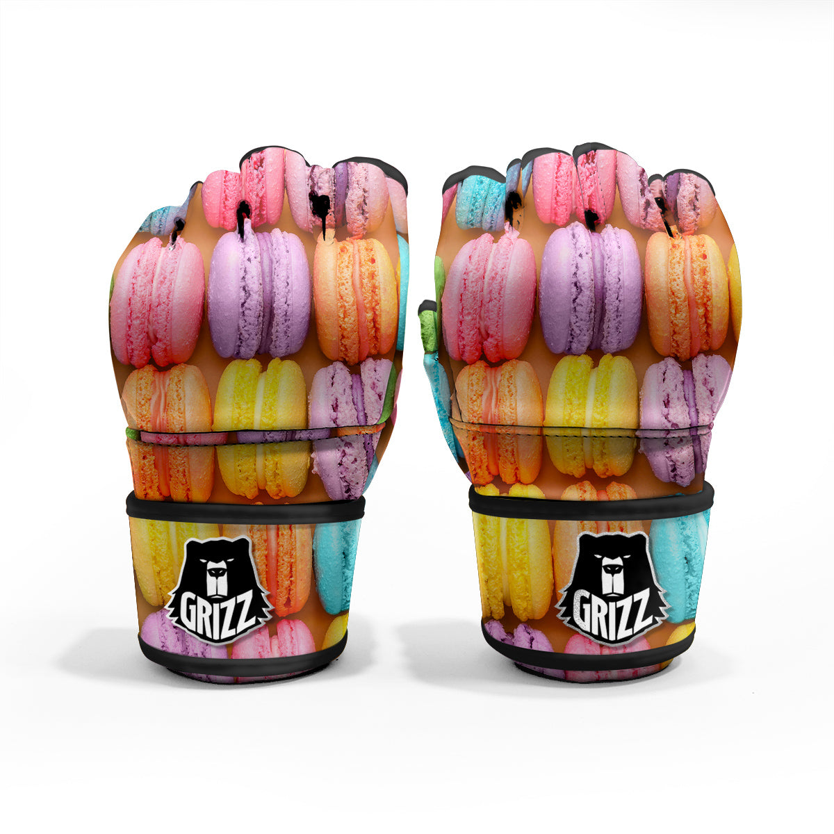 Macarons Colorful Print MMA Gloves-grizzshop
