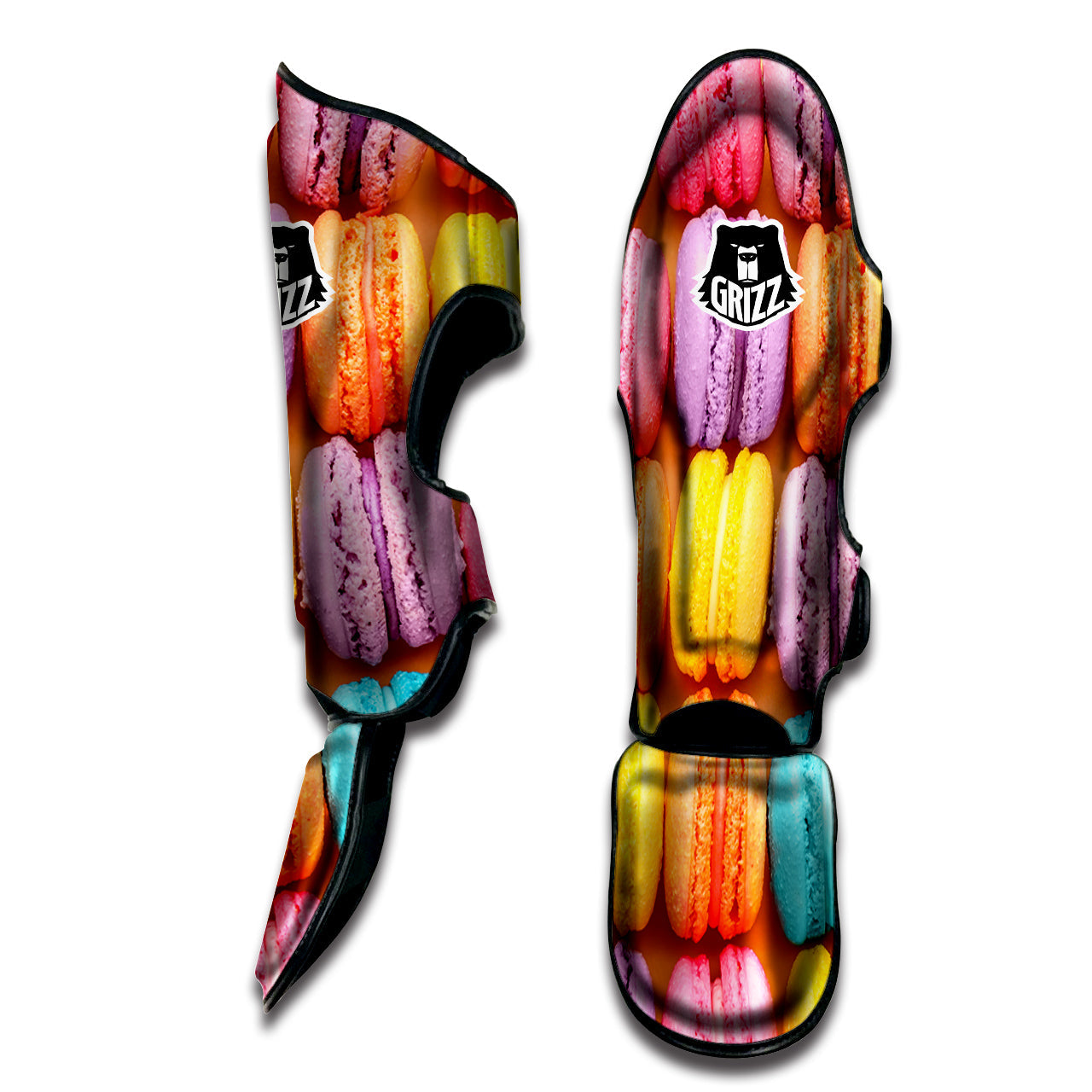 Macarons Colorful Print Muay Thai Shin Guards-grizzshop