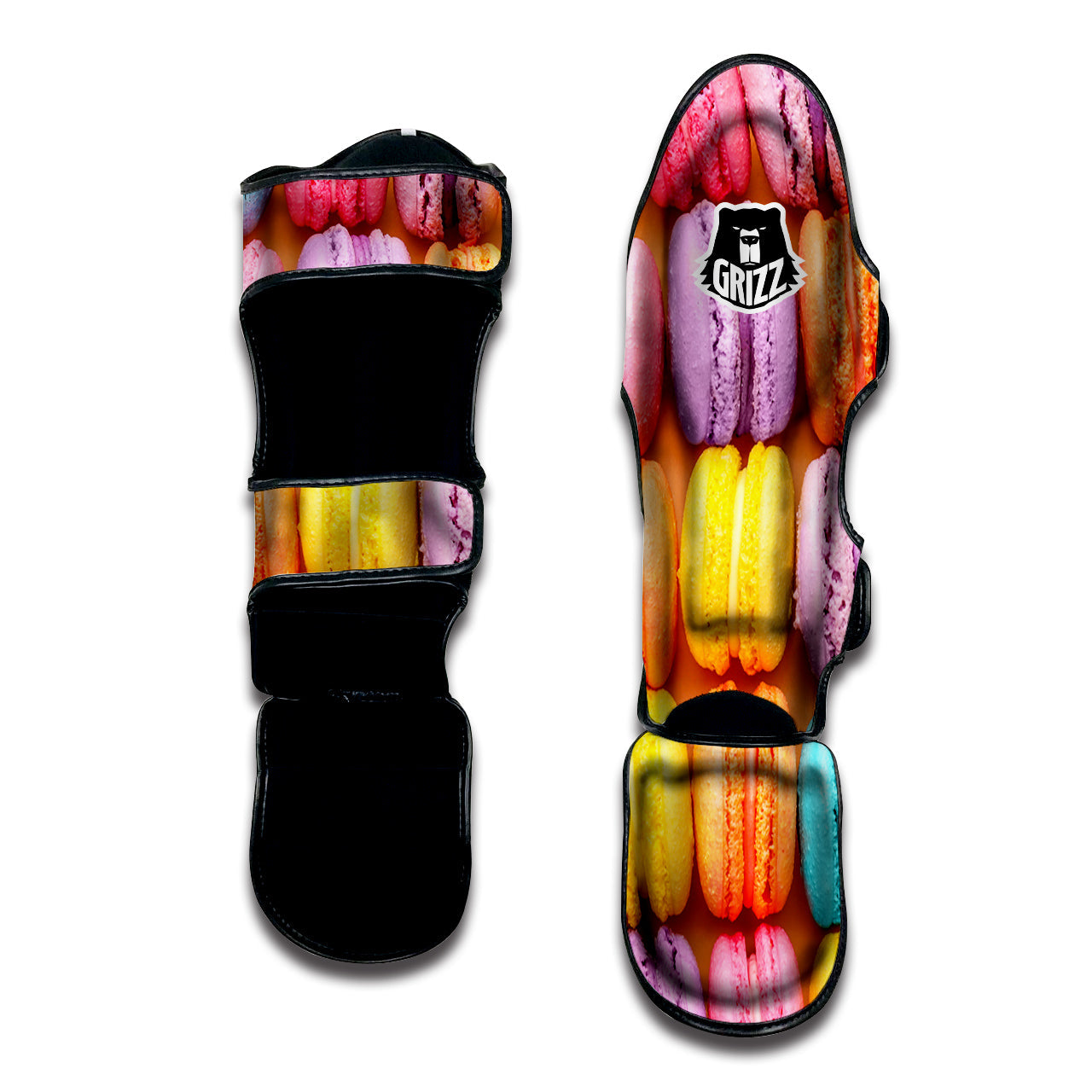 Macarons Colorful Print Muay Thai Shin Guards-grizzshop