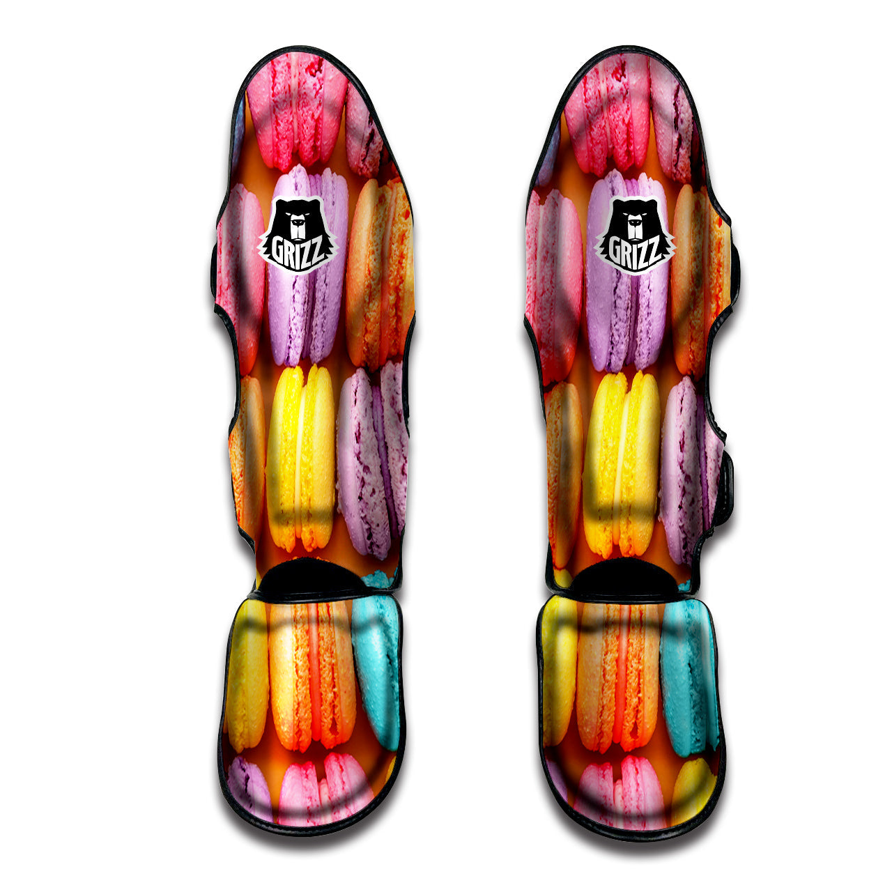 Macarons Colorful Print Muay Thai Shin Guards-grizzshop