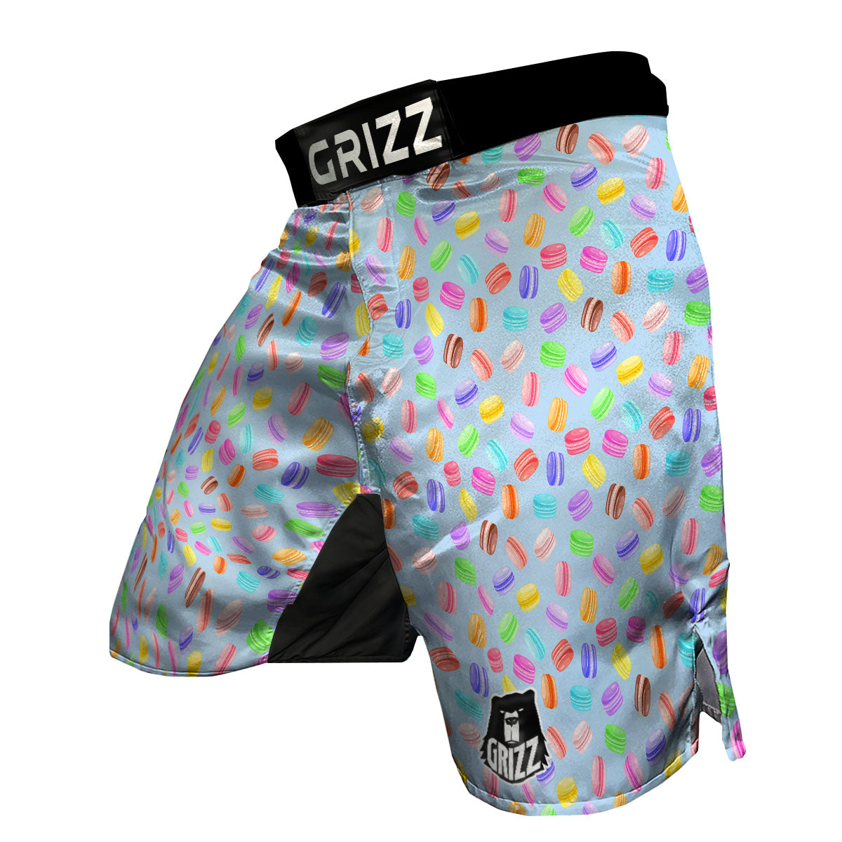 Macarons Colorful Print Pattern MMA Shorts-grizzshop