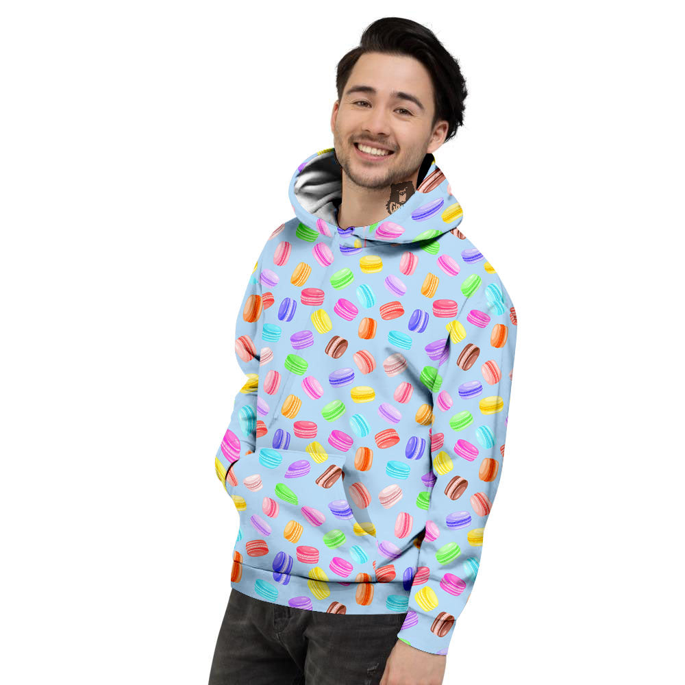 Macarons Colorful Print Pattern Men's Hoodie-grizzshop
