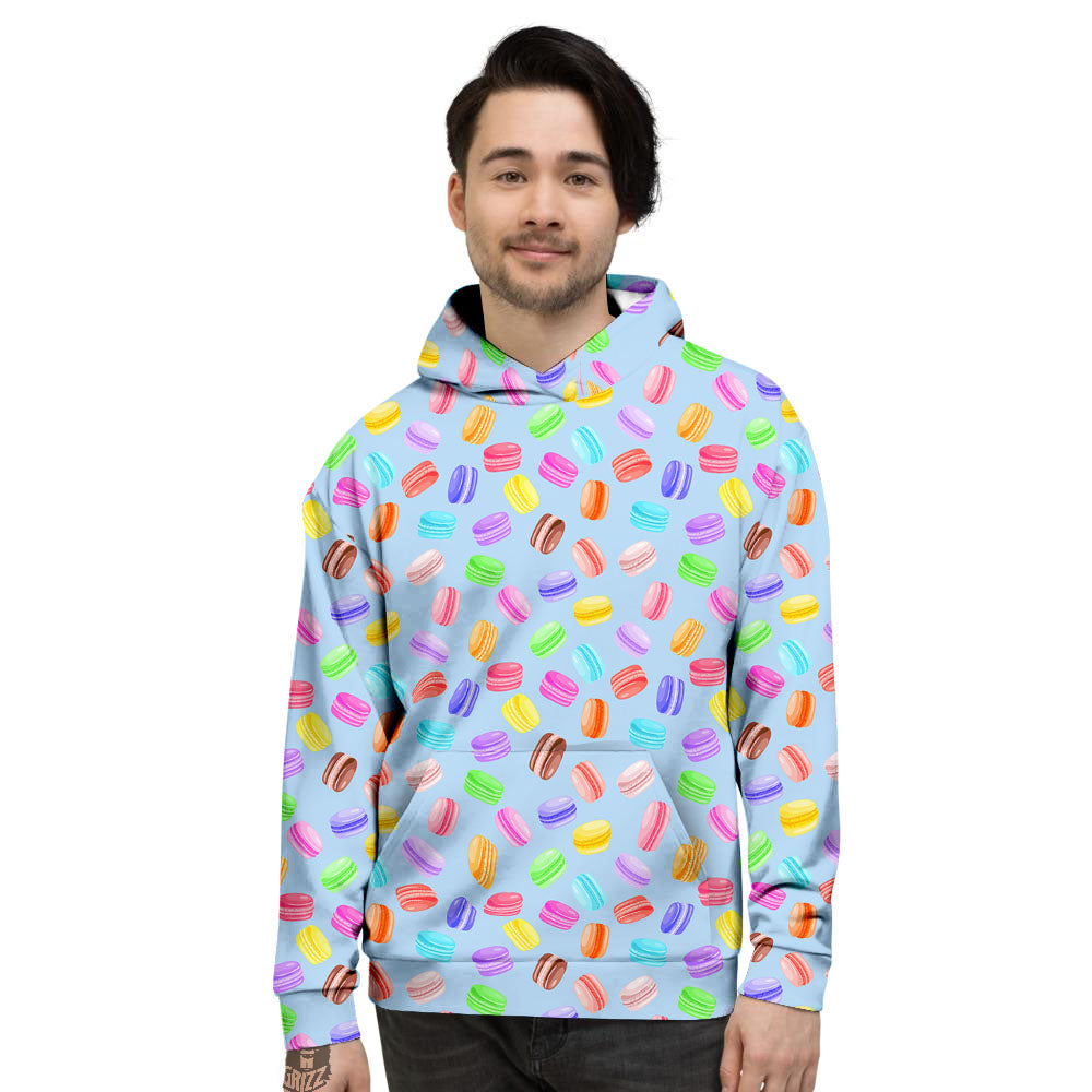 Macarons Colorful Print Pattern Men's Hoodie-grizzshop