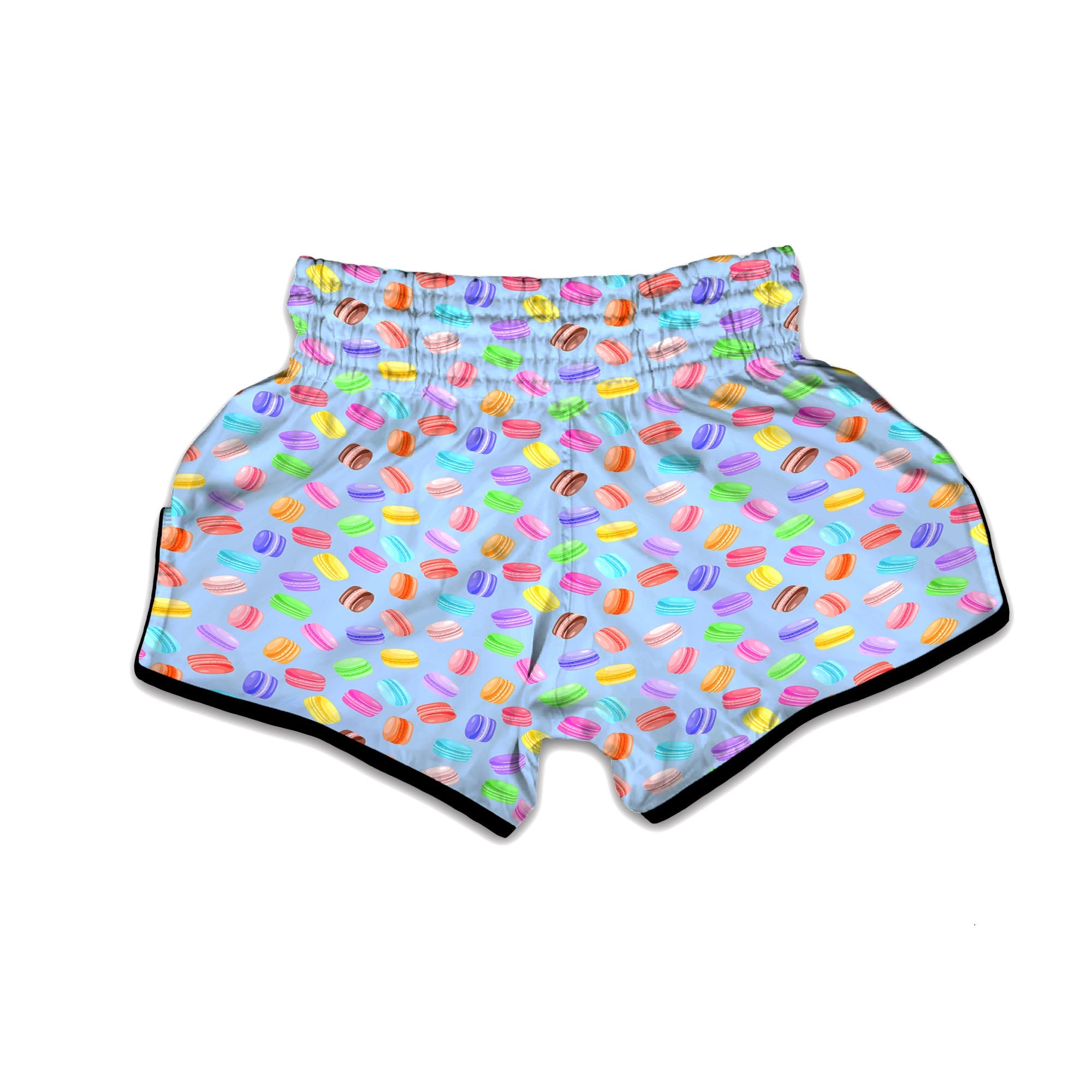 Macarons Colorful Print Pattern Muay Thai Boxing Shorts-grizzshop