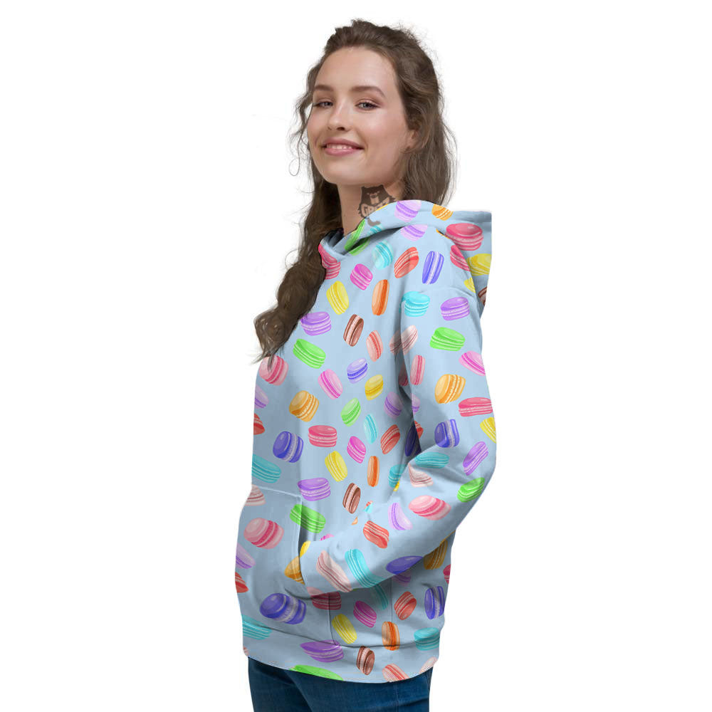 Macarons Colorful Print Pattern Women's Hoodie-grizzshop