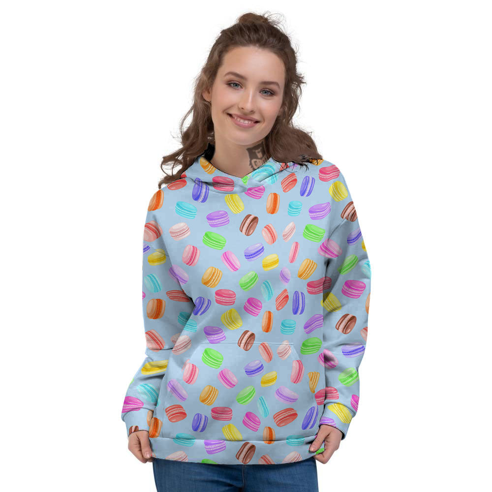 Macarons Colorful Print Pattern Women's Hoodie-grizzshop