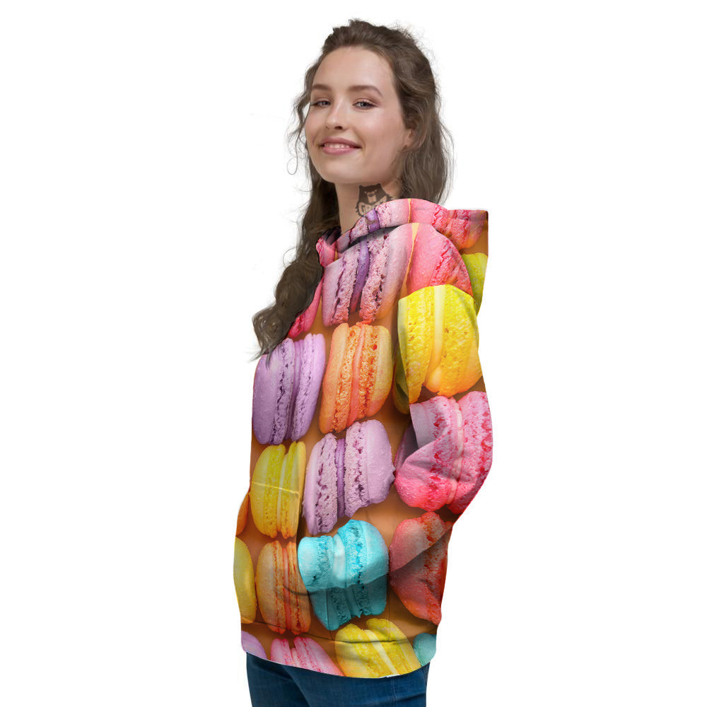 Macarons Colorful Print Women's Hoodie-grizzshop