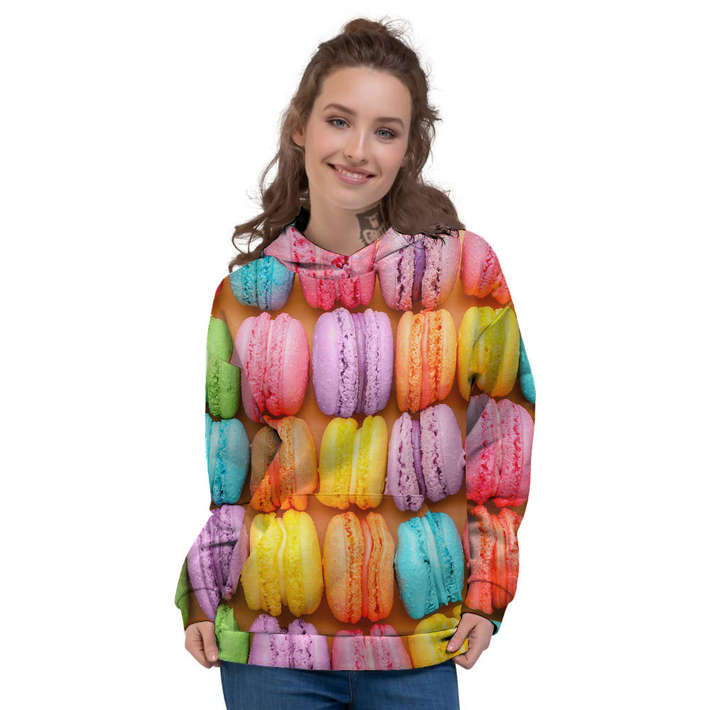 Macarons Colorful Print Women's Hoodie-grizzshop