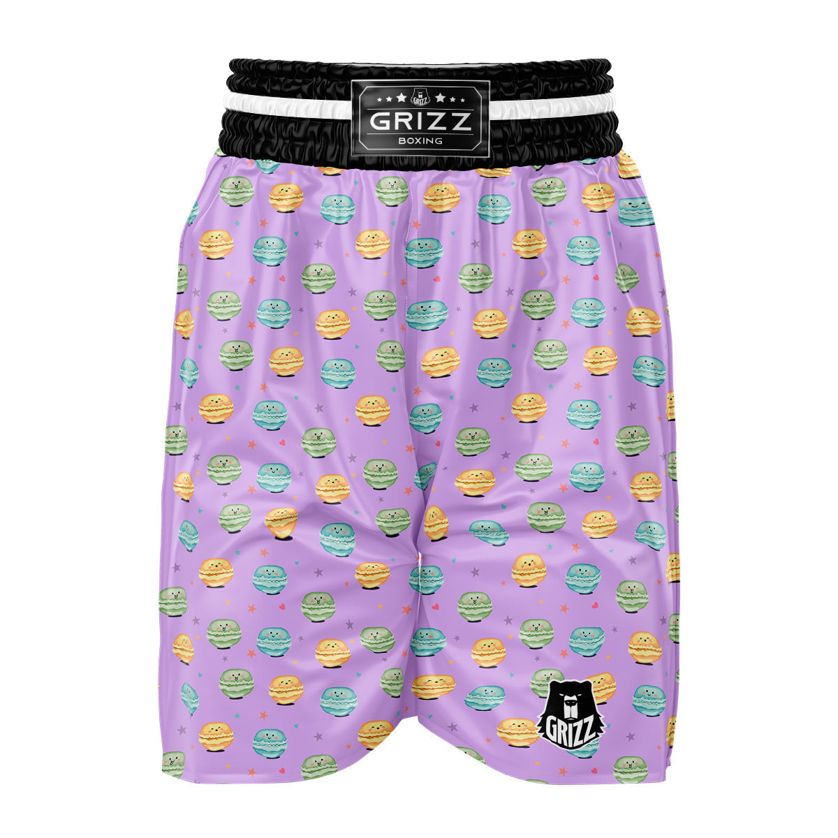 Macarons Cute Print Pattern Boxing Shorts-grizzshop