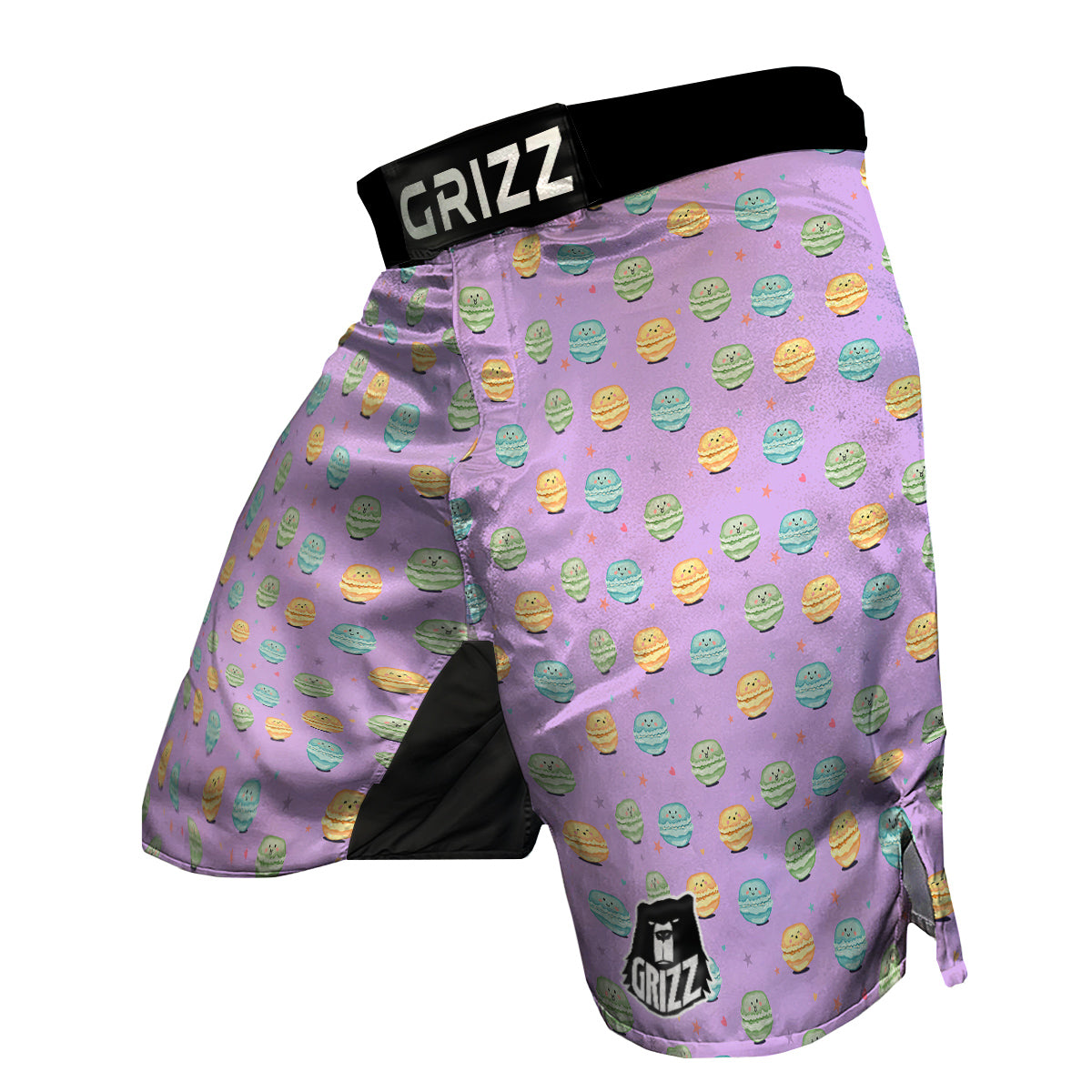 Macarons Cute Print Pattern MMA Shorts-grizzshop
