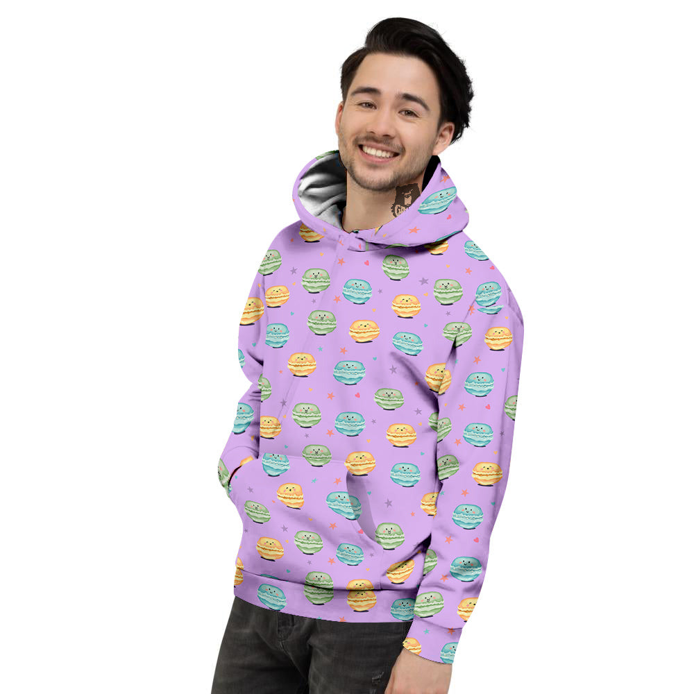 Macarons Cute Print Pattern Men's Hoodie-grizzshop