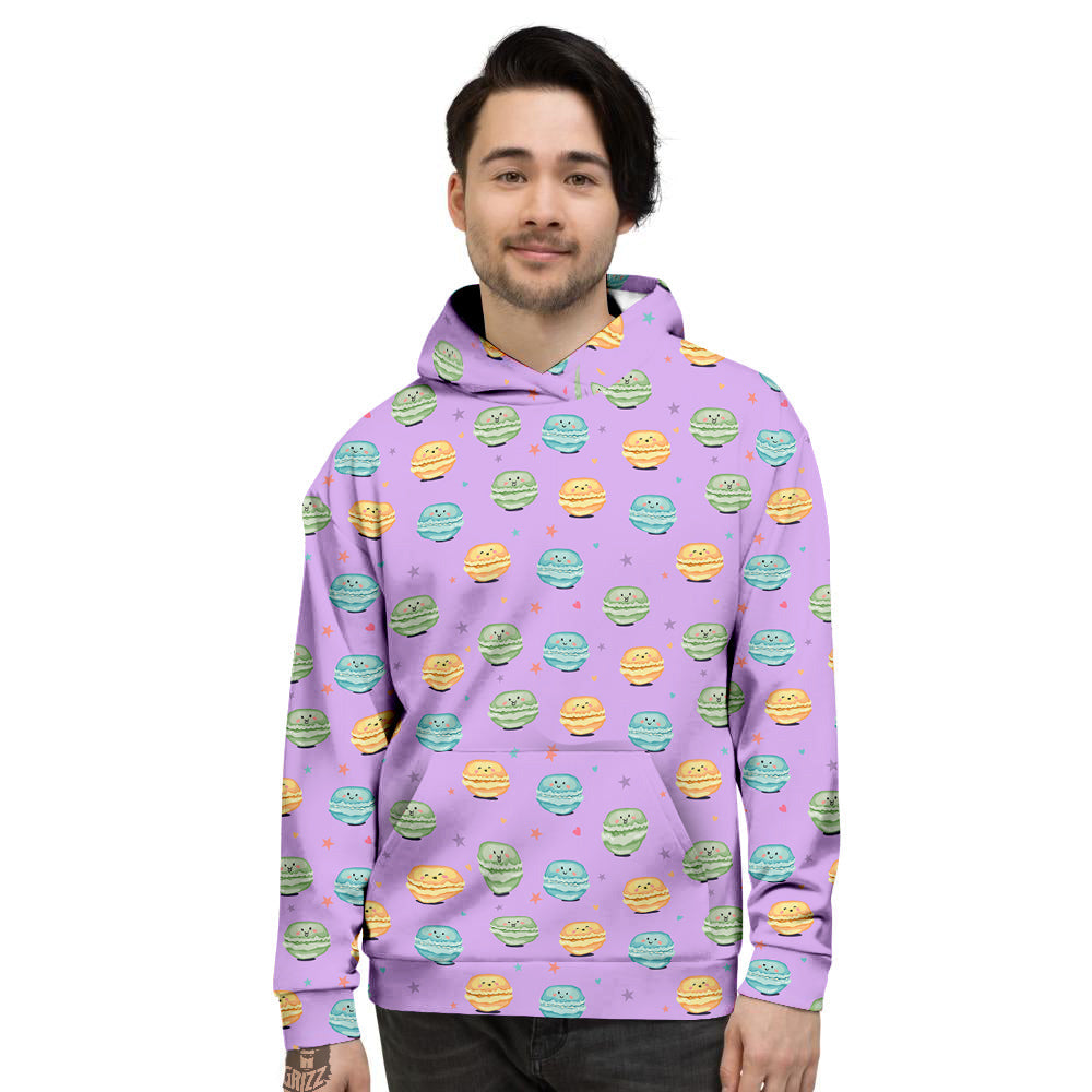 Macarons Cute Print Pattern Men's Hoodie-grizzshop
