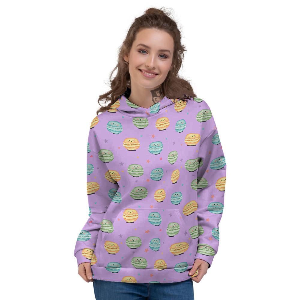 Macarons Cute Print Pattern Women's Hoodie-grizzshop