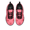 Macarons Pink Print Pattern Black Sneaker-grizzshop