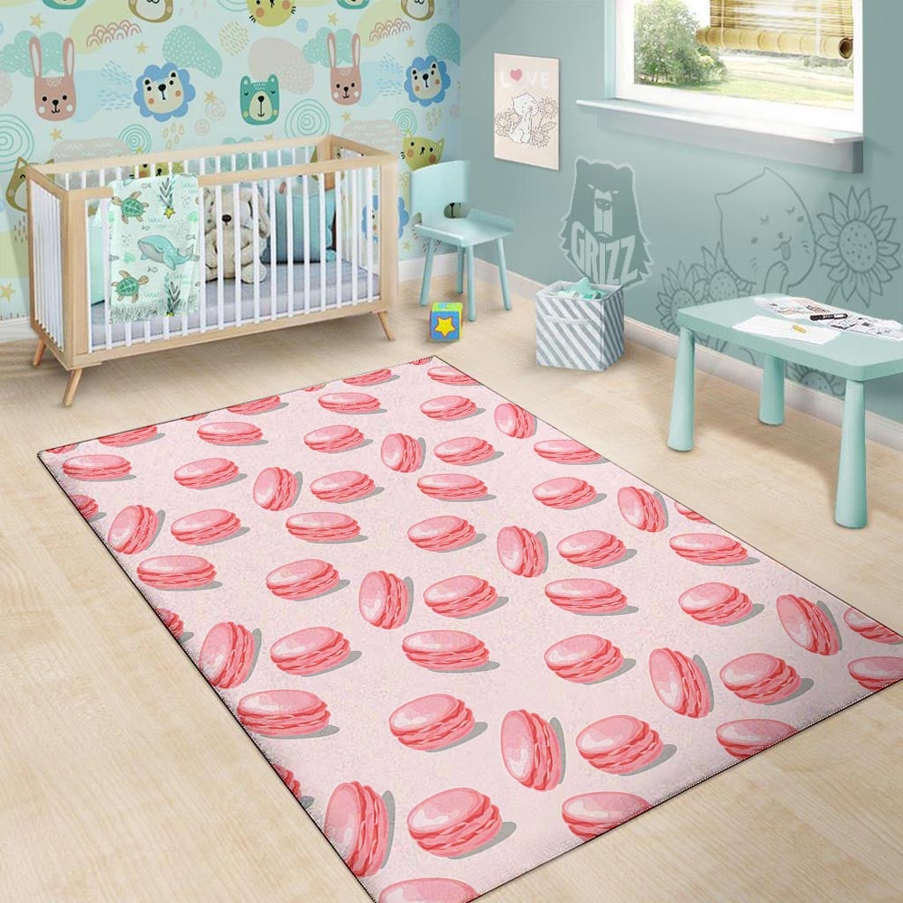 Macarons Sweet Print Pattern Floor Mat-grizzshop