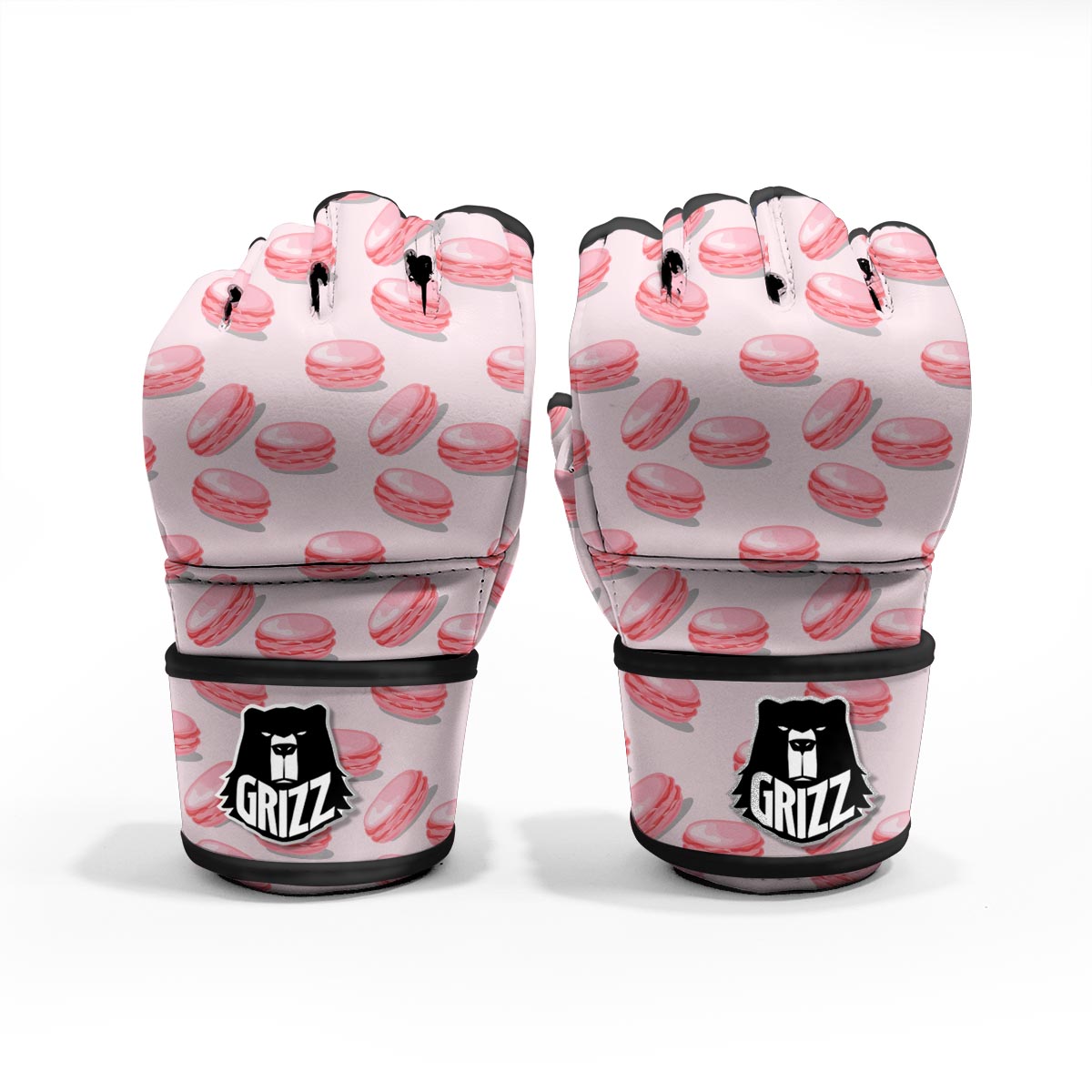 Macarons Sweet Print Pattern MMA Gloves-grizzshop