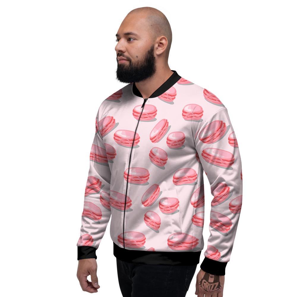 Macarons Sweet Print Pattern Men's Bomber Jacket-grizzshop