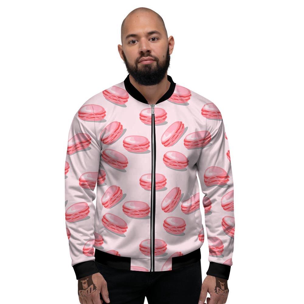 Macarons Sweet Print Pattern Men's Bomber Jacket-grizzshop