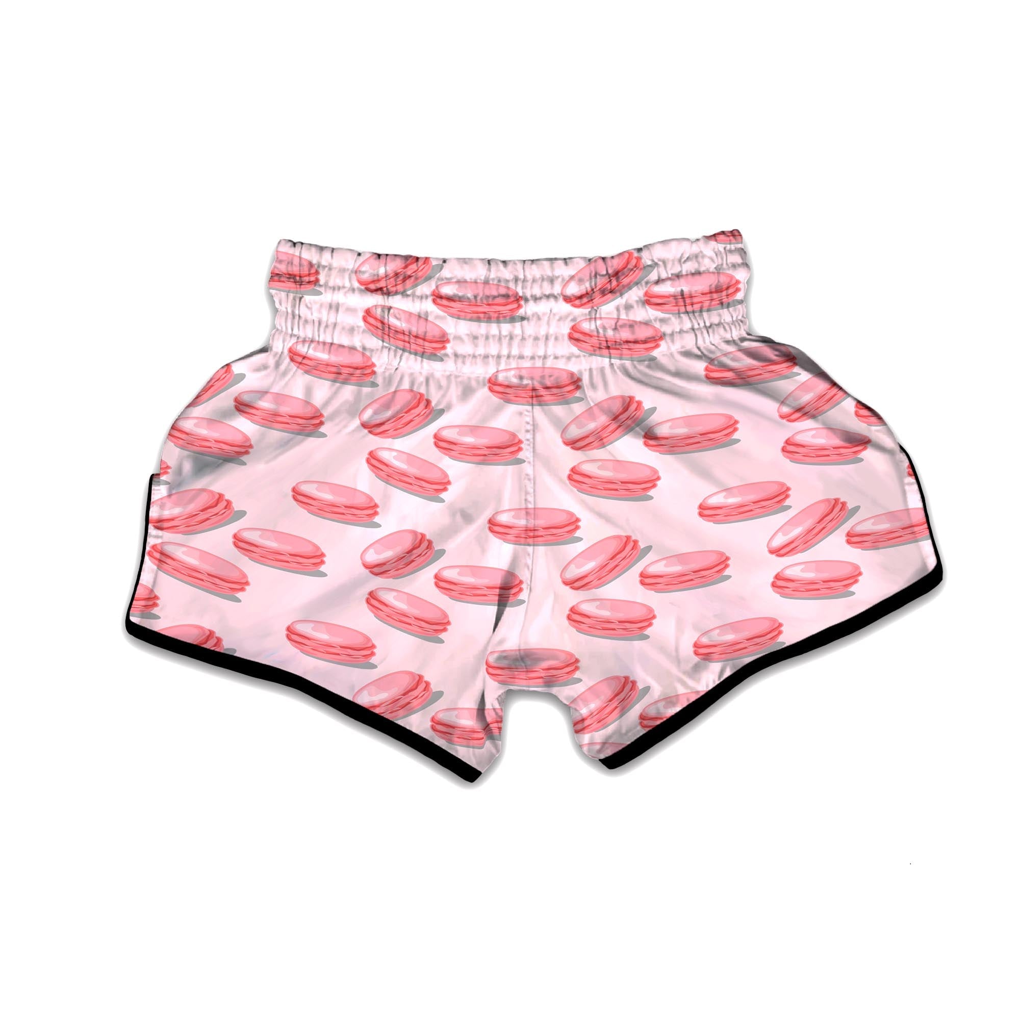 Macarons Sweet Print Pattern Muay Thai Boxing Shorts-grizzshop