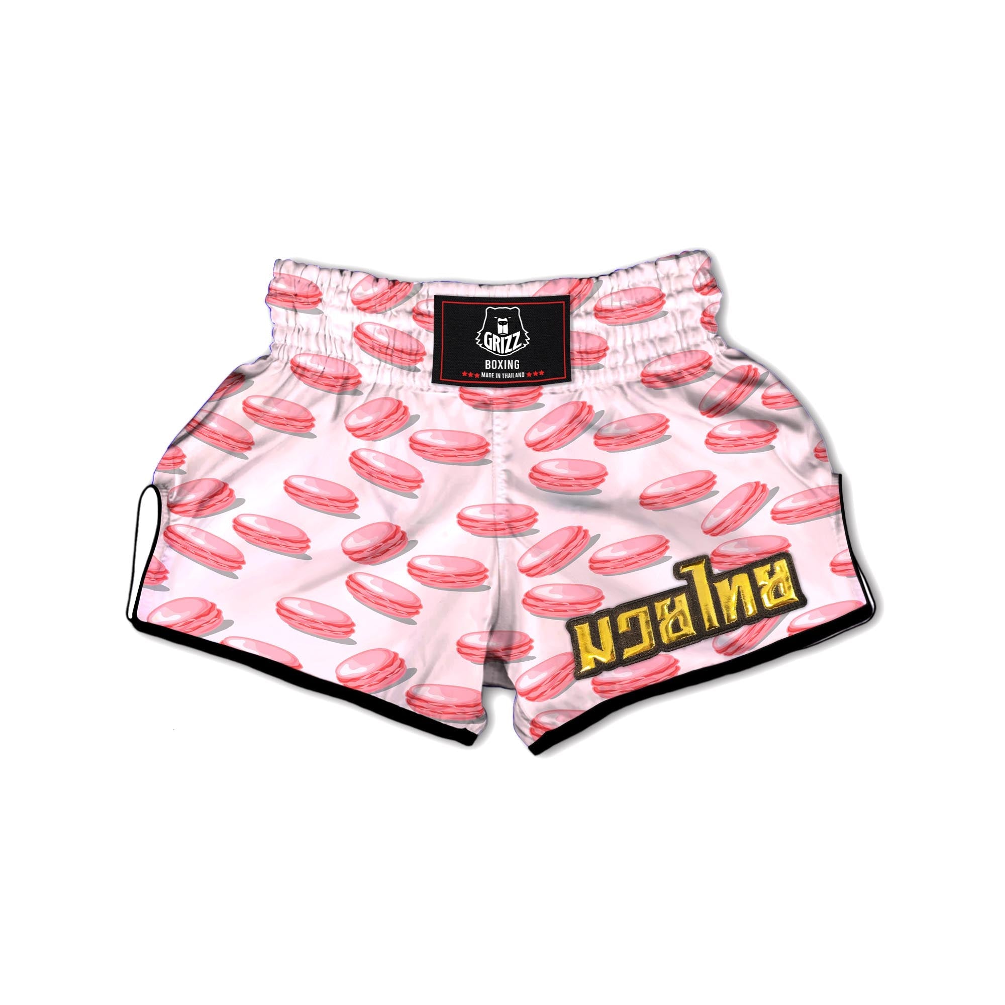 Macarons Sweet Print Pattern Muay Thai Boxing Shorts-grizzshop