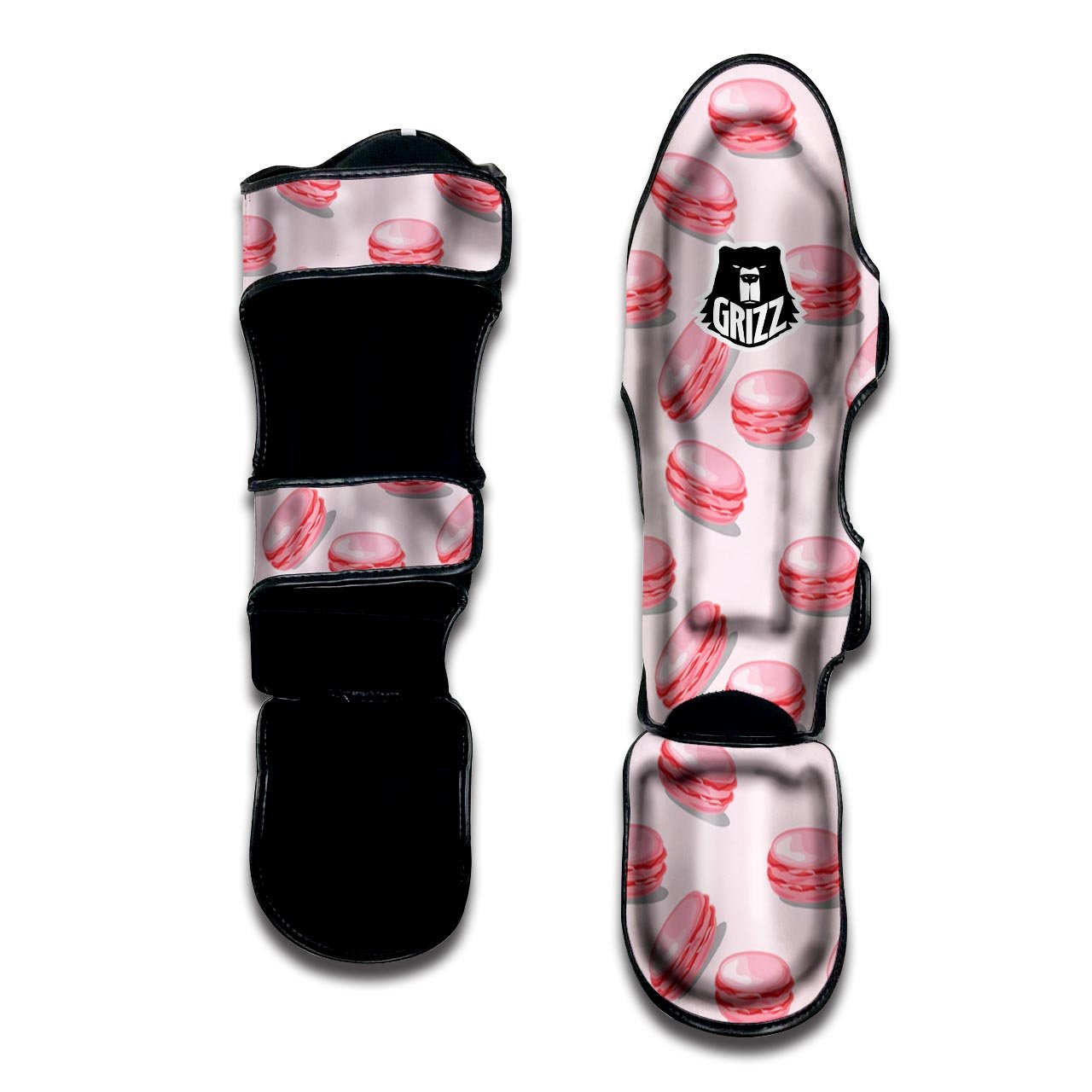 Macarons Sweet Print Pattern Muay Thai Shin Guards-grizzshop