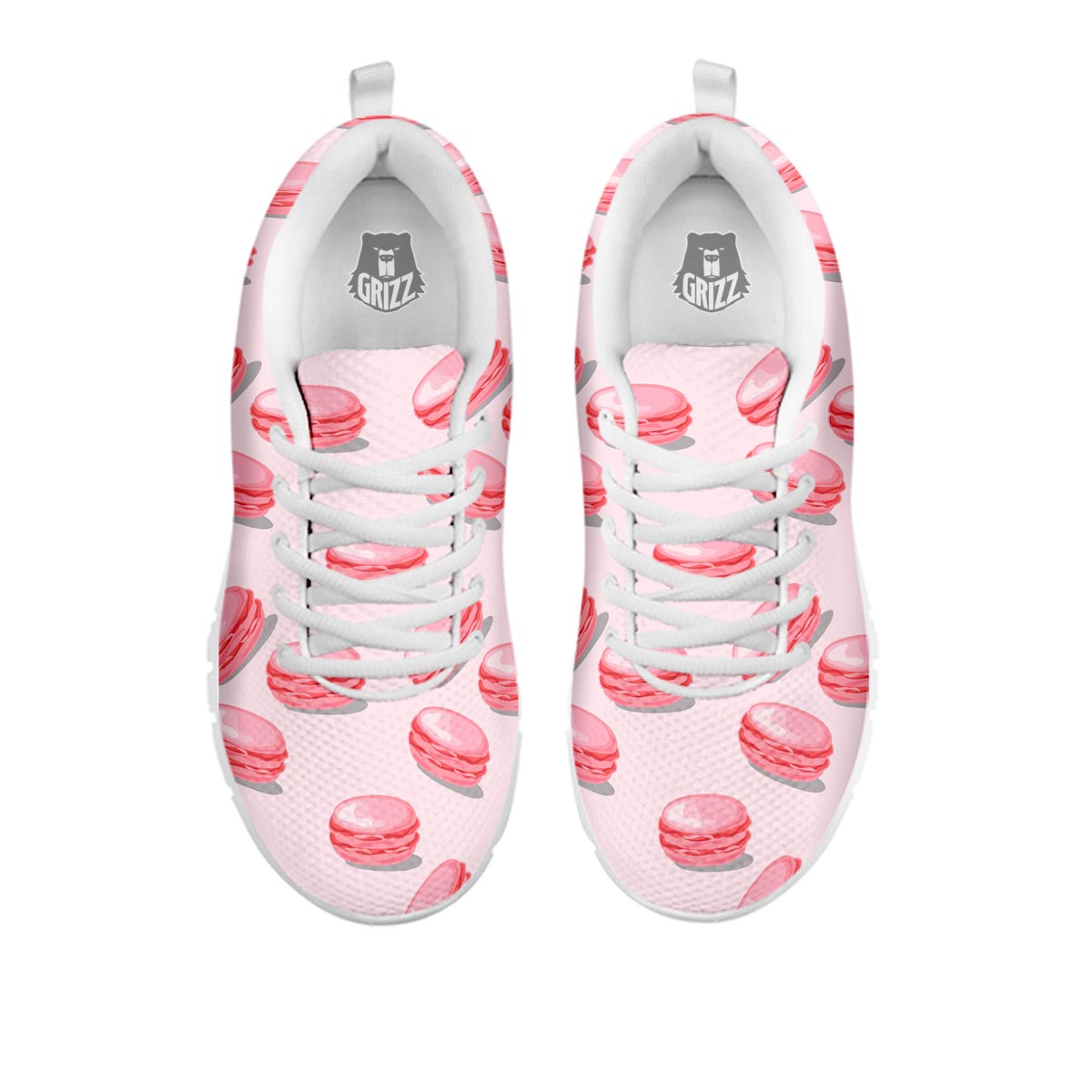 Macarons Sweet Print Pattern White Sneaker-grizzshop
