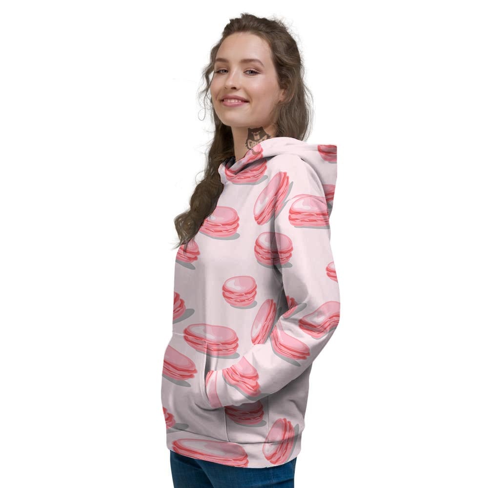 Macarons Sweet Print Pattern Women's Hoodie-grizzshop