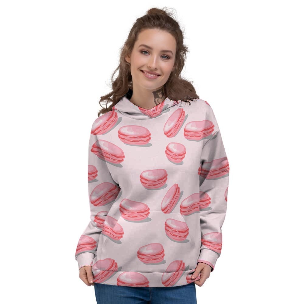 Macarons Sweet Print Pattern Women's Hoodie-grizzshop